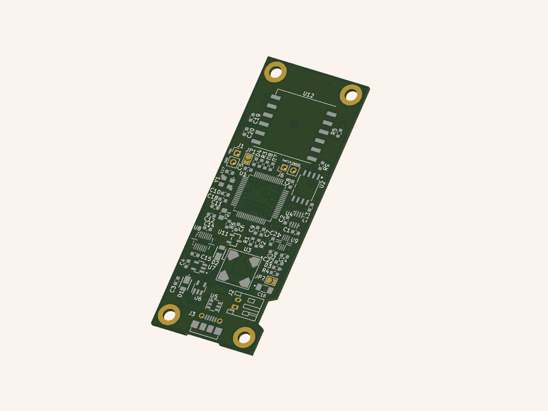 PCB of rocket flight computer